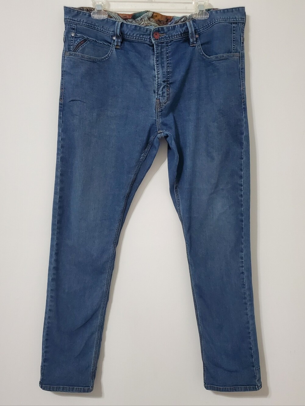 Meridian Line Mens Standard Fit Organic Cotton Blend Jeans 36" Waist - Picture 2 of 11